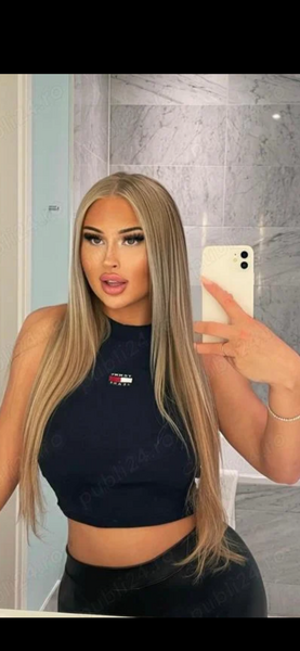 Blonda slim fara graba